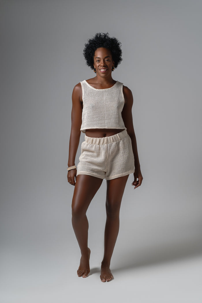 Sleeveless Net top